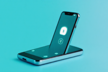 Imagem ilustrativa de um smartphone mostrando aplicativos de limpeza de memória, simbolizando eficiência na liberação de espaço.