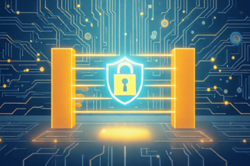 Imagem de um celular protegido por antivírus e VPN