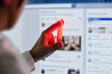 Imagem de destaque mostrando opções de configuração de privacidade no Facebook