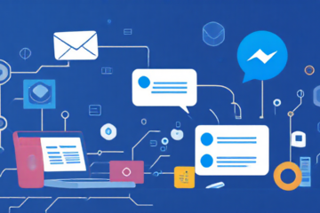 Tela de Messenger exibindo opções de recuperação de mensagens online.