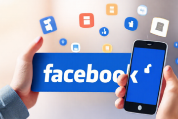 Imagem destacando a interface de um aplicativo de otimização de postagens do Facebook.