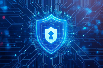 Imagem de um smartphone sendo escaneado por aplicativo antivírus grátis para remover ameaças cibernéticas.