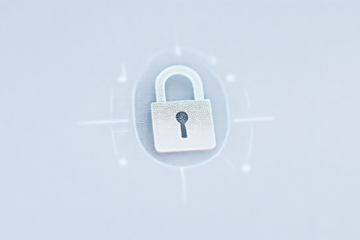 Ilustração de um ícone de cadeado sobre um smartphone representando segurança e privacidade em aplicativos de mensagens.