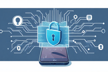 Imagem de destaque de um smartphone com aplicativo antivírus ativo, simbolizando segurança e proteção em tempo real.