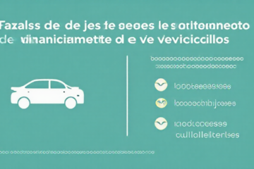 Imagem ilustrativa de financiamento de carros semi-novos com destaque para taxas de juros e opções de parcelamento.