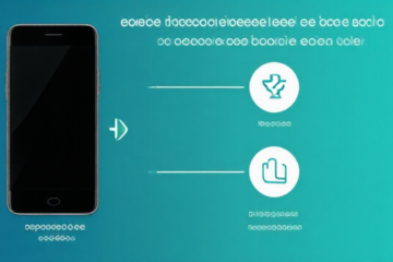 Imagem representando a limpeza e otimização de um celular, mostrando um telefone com ícones de aplicativos e armazenamento limpo.