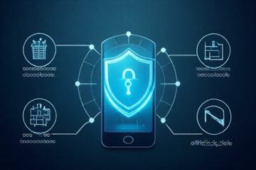 Imagem ilustrando a otimização e remoção de vírus em celulares.