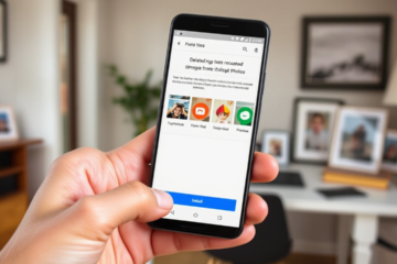 Imagem do app para recuperação de fotos deletadas no Google Fotos.