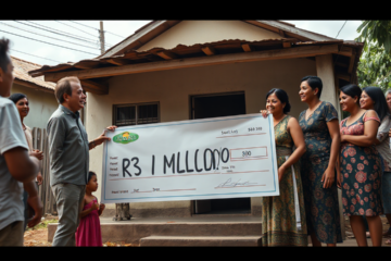 Luciano Huck kom by 'n huis met R$1 miljoen aan om die gesin se lewe te transformeer.
