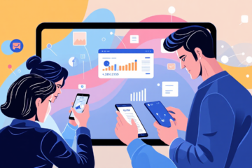 Imagem demonstrando as funcionalidades do aplicativo para otimizar o uso do Facebook.