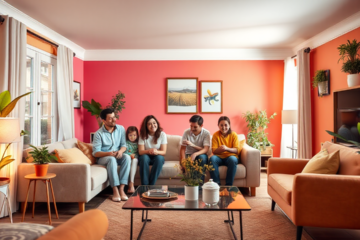 Reforma de casa apresentada por Luciano Huck no Lar Doce Lar, mostrando antes e depois de um lar acolhedor.