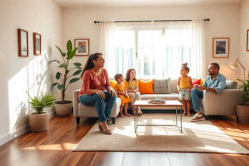 Imagem de uma casa em reforma, representando o programa Lar Doce Lar.