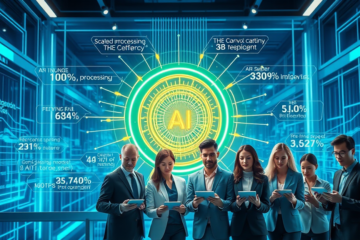 Imagem ilustrativa do modelo Gemini Flash, destacando suas capacidades em Inteligência Artificial com foco em velocidade e eficiência.