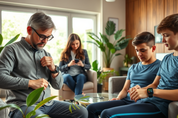 Imagem de smartwatches com recursos de monitoramento de saúde que ajudam a salvar vidas.