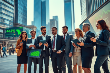 Gráfico ilustrando o crescimento do PIB e suas implicações econômicas após o shutdown nos EUA.