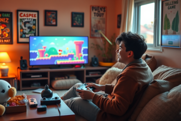 Jogos digitais como Super Mario e Yoshi ajudam a combater o burnout em jovens adultos.