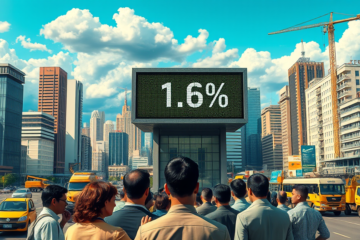 Desafios do crescimento econômico no Brasil, refletindo a estagnação e a necessidade de políticas fiscais responsáveis.