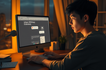 Imagem ilustrativa sobre a coleta de dados pela extensão Urban VPN Proxy.
