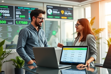 Imagem ilustrativa sobre empréstimos rápidos via fintechs, destacando a agilidade e a facilidade de acesso ao crédito digital.