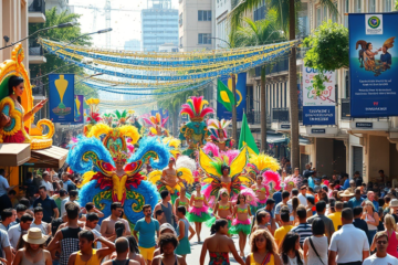 Carnaval no Brasil como impulsionador da economia criativa.