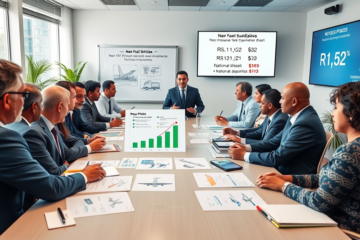 Imagem do anúncio das medidas do governo para combater a alta dos combustíveis com subsídios e desoneração.