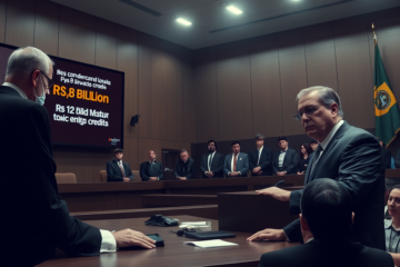 Imagem ilustrativa sobre o bloqueio de bens e a investigação envolvendo o Banco de Brasília e o Banco Master.
