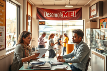 Microempreendedores individuais participando do Desenrola MEI para renegociação de dívidas tributárias.
