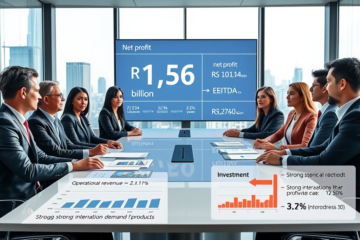 Análise dos resultados financeiros do segundo trimestre com lucro líquido de R$ 1,56 bilhão e crescimento na demanda por produtos.