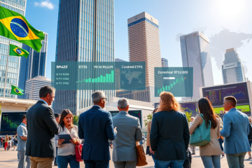 Imagem ilustrativa do crescimento do mercado de ETFs no Brasil, destacando novas oportunidades de investimento.