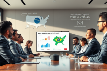 Imagem ilustrativa sobre as tarifas de importação e impactos nas empresas brasileiras.