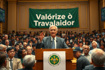 O presidente discute a importância dos aumentos reais no salário mínimo e a responsabilidade pelas contas públicas, destacando a contribuição dos trabalhadores.