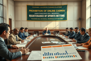 Discussão sobre a proibição de cassinos online e a manutenção de apostas esportivas no Brasil.